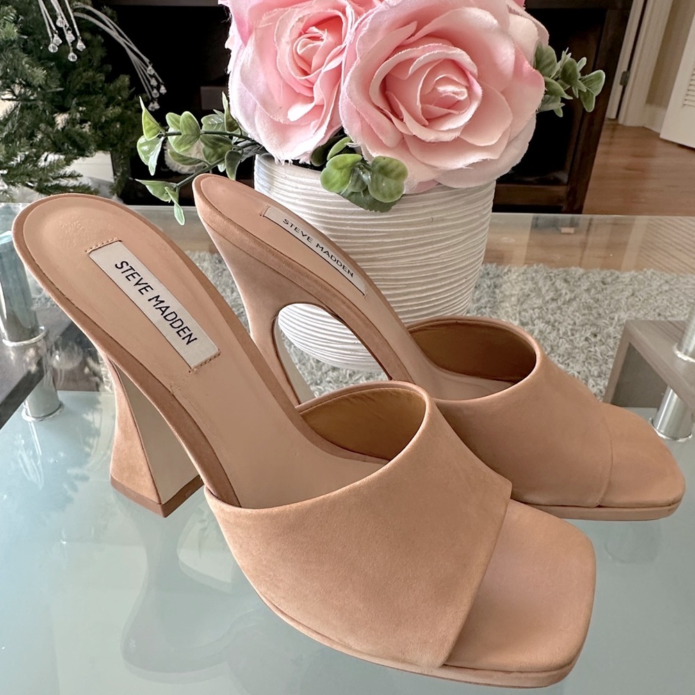 Steve Madden camel LIPA heels ✨ - Picture 2 of 9